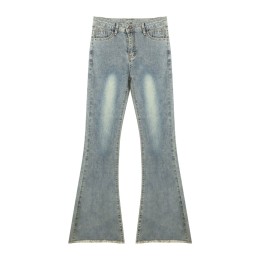 Custom Made Women's High Waist Vintage Jeans Fashion Design Flared Jeans Jeans Center Flare Leg SKJN008 Custom Made Women's High Waist Vintage Jeans Fashion Design Flared Jeans Jeans Center Flare Leg SKJN008
